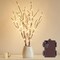 Lighted Branches with Timer 70 LED Fairy Lights 18in Battery Operated, Willow Branches with Lights for Vase Christmas Holiday Home Decor